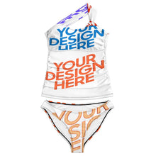 Lade das Bild in den Galerie-Viewer, 2024 NEW Sexy Multi-Image-Design Frauen Tankini Bauchkontrolle Badeanzug Set 2-teilig mit Foto Design Motiv Text selbst gestalten und bedrucken