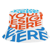 Lade das Bild in den Galerie-Viewer, Multi-Image-Druck Wendbarer Eimerhut Fischerhut für Kinder mit Fotos Muster Text Logo selbst gestalten und bedrucken