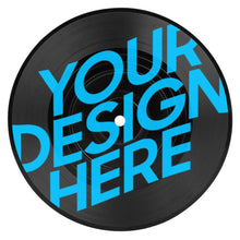 Lade das Bild in den Galerie-Viewer, Untertasse in Form CD-Aufnahme mit Foto Text Muster selbst gestalten und bedrucken