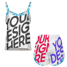 Lade das Bild in den Galerie-Viewer, Multi-Image-Design Taschen Rucksack Schultasche Schulrucksack mit Fotos Muster Text Logo selbst gestalten und bedrucken