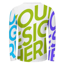 Lade das Bild in den Galerie-Viewer, Multi-Image-Druck Voll Druck Herren / Männer Langarmshirt TSHIRT EL mit Fotos Muster Text Logo selbst gestalten und bedrucken