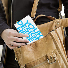 Lade das Bild in den Galerie-Viewer, PU Leder Reisepass Schutzhülle mit Fotos Muster Text Logo selbst gestalten und bedrucken