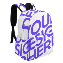 Lade das Bild in den Galerie-Viewer, Schulrucksackaus Oxford-Stoff Schultasche Reise Rucksack für Jungen / Mädchen mit Foto Design Motiv Text selbst gestalten und bedrucken