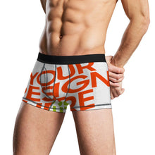 Lade das Bild in den Galerie-Viewer, Multi-Image-Druck Männer / Herren Boxer Slip mit Fotos Muster Text Logo selbst gestalten und bedrucken