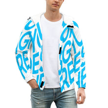 Lade das Bild in den Galerie-Viewer, Winterjacke Mit-klettverschluss Jacken A681 für Herren Männer selbst gestalten und bedrucken