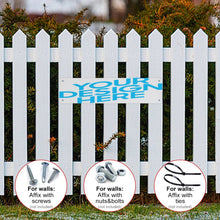 Lade das Bild in den Galerie-Viewer, Eisenschilder mit Foto Text selbst gestalten und bedrucken