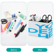 Lade das Bild in den Galerie-Viewer, Stiftehalter aus Leder mit Foto Muster Text Logo selbst gestalten und bedrucken