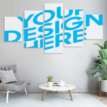 Lade das Bild in den Galerie-Viewer, Ganzes Bild Vertikale Kombination 5 Panel hängende Poster / Wandbilder 5-teilig / Leinwand Malerei mit Foto selbst gestalten und bedrucken