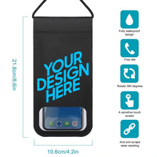 Lade das Bild in den Galerie-Viewer, Wasserdichte Handytasche mit Foto - Teil Druck - selbst gestalten und bedrucken