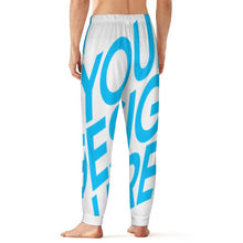 Lade das Bild in den Galerie-Viewer, Einzelbild-Design Schlafanzug Schlafanzughose Bündchen D27P Herren/Männer mit Foto Design Motiv Text selbst gestalten und bedrucken