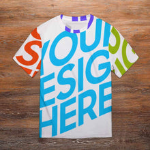 Lade das Bild in den Galerie-Viewer, Multi-Image-Druck Voll Druck Männer / Herren Premium Polyester T-Shirt NT mit Fotos Muster Text Logo selbst gestalten und bedrucken
