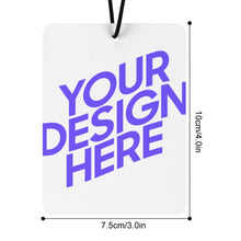 Lade das Bild in den Galerie-Viewer, Auto Aromatherapie Tabletten Auto Lufterfrischer Duft-Spender Duftbaum Raumduft Fahrzeugduft (3 Stück/Packung) mit Foto Design Motiv Text selbst gestalten und bedrucken