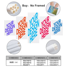 Lade das Bild in den Galerie-Viewer, 5 Panel hängende Poster Multi-Image-Design ( Vertikale Kombination ) / Leinwandbild 5-teilig / Wandbilder mit Foto selbst gestalten und bedrucken