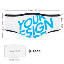 Lade das Bild in den Galerie-Viewer, Mund-Nasen Maske (mit zwei Filtern) selbst gestalten und bedrucken