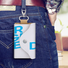 Lade das Bild in den Galerie-Viewer, Leder Schlüsseletui Schlüsseltasche selbst gestalten und bedrucken