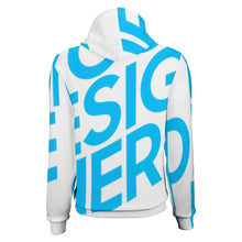 Lade das Bild in den Galerie-Viewer, Damen / Herren Winter Dicke Unisex Plüsch Kapuzenpullover / Kapuzensweatshirt / Hoodie mit Kapuze mit Foto selbst gestalten und bedrucken