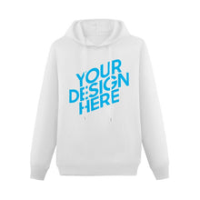Lade das Bild in den Galerie-Viewer, Herren Kapuzenpullover Hoodie / Sweatshirt mit Kapuze mit Taschen / Frontdruck mit Foto Text selbst gestalten und bedrucken