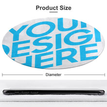 Lade das Bild in den Galerie-Viewer, Bodenmatte / Teppich ( Runde Form ) aus Korallensamt mit Foto selbst gestalten und bedrucken