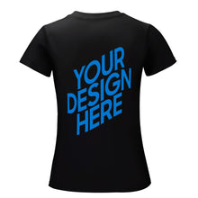 Lade das Bild in den Galerie-Viewer, Kurzarm T-Shirt TSHIRT für Frauen Doppelseitiger Druck selbst gestalten und bedrucken