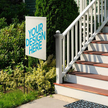 Lade das Bild in den Galerie-Viewer, Gartenflagge Flachs Lein 12.6"×18.5" selbst gestalten und bedrucken