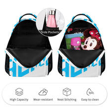 Lade das Bild in den Galerie-Viewer, Hochwertige Einzelbilddruck Kinderrucksack Schultasche für Jungen und Mädchen mit Fotos Muster Text Logo selbst gestalten und bedrucken