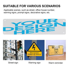 Lade das Bild in den Galerie-Viewer, Eisenschilder mit Foto Text selbst gestalten und bedrucken