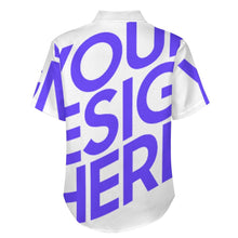 Lade das Bild in den Galerie-Viewer, Einzelbild-Design Herren Kurzarm Hemd B339 mit Ihrem Design Motiv Foto Text selbst gestalten und bedrucken