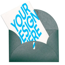 Lade das Bild in den Galerie-Viewer, Vertikale Version Grußkarte Fotokarte Postkarte mit Fotos Muster Text Logo selbst gestalten und bedrucken