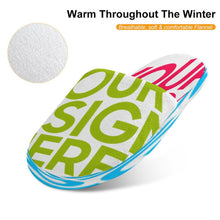 Lade das Bild in den Galerie-Viewer, Voll Druck Kinder Jungen / Mädchen Winter Pantoffel Hausschuhe Slipper mit Foto Design Motiv Text selbst gestalten und bedrucken