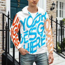 Lade das Bild in den Galerie-Viewer, Kurzjacke Wendejacke Kurze Übergangsjacke Printjacke A537 für Herren Männer selbst gestalten und bedrucken(Mehrere Bilder)