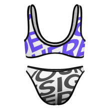 Lade das Bild in den Galerie-Viewer, Multi-Image-Druck Damen / Frauen Triangel-Bikini 2 tlg. Set S99D54 mit Push-up-Effekt mit Foto Muster Text Logo selbst gestalten und bedrucken