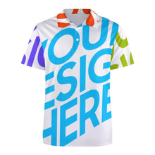 Lade das Bild in den Galerie-Viewer, Multi-Image-Druck Sommer Polo Shirt Tshirt Herren / Männer B612 mit Fotos Muster Text Logo selbst gestalten und bedrucken
