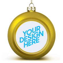 Lade das Bild in den Galerie-Viewer, Weihnachtskugeln rot oder golden selbst gestalten und bedrucken