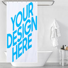 Lade das Bild in den Galerie-Viewer, Wasserdichtes Badvorhang Duschvorhang 36x72Inch (90x180cm) 72x72Inch (180x180cm) selbst gestalten und bedrucken