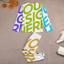 Lade das Bild in den Galerie-Viewer, Multi-Image-Druck Voll Druck Pyjama Kinder Jung JTZ (Packung, 2 tlg) in langer Form mit Fotos Muster Text Logo selbst gestalten und bedrucken