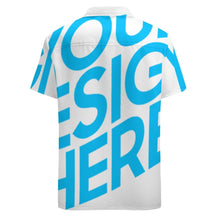 Lade das Bild in den Galerie-Viewer, Große Größen Einzelbilddruck Voll Druck Herren / Männer Kurzarm Hemd T-Shirt TSHIRT NS mit Fotos Muster Text Logo selbst gestalten und bedrucken