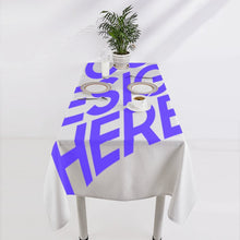 Lade das Bild in den Galerie-Viewer, Flachs Tischdecke Tischtuch mit Foto Design Motiv Text selbst gestalten und bedrucken