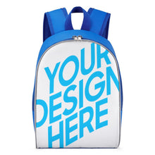 Lade das Bild in den Galerie-Viewer, 13 Zoll Schulrucksack Schultasche Rucksack Schule Mädchen Jungen Teenager mit Fotos Muster Text Logo selbst gestalten und bedrucken