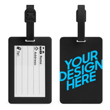 Lade das Bild in den Galerie-Viewer, Gepäckanhänger Kofferanhänger mit Foto Text selbst gestalten und bedrucken