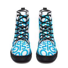 Lade das Bild in den Galerie-Viewer, Damen / Herren Leder Winter Stiefel Voll bedruckte Stiefel mit Foto selbst gestalten und bedrucken