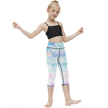 Lade das Bild in den Galerie-Viewer, Sportswear Verkürzte Yogahose 3/4 Relax Pants NT10 für Kinder mit Foto Text selbst gestalten und bedrucken