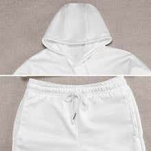 Lade das Bild in den Galerie-Viewer, Multi-Image-Druck All Over-Druck Kapuzenpullover Trainingsanzug SET Jogginghose & Hoodie Set 2 tlg. 4T03 Damen / Frauen mit Fotos Muster Text Logo selbst gestalten und bedrucken