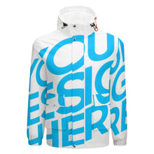 Lade das Bild in den Galerie-Viewer, Digitaldruck Jacke Kurzjacke Wendejacke Kurze Übergangsjacke Printjacke A537 für Herren Männer selbst gestalten und bedrucken