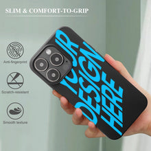 Lade das Bild in den Galerie-Viewer, Handyhülle für Apple iPhone 13 / Mini / Pro / Pro Max aus TPU Leder mit Foto Text selbst gestalten und bedrucken