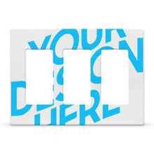 Lade das Bild in den Galerie-Viewer, Lichtschalterplatte mit Fotos Muster Text Logo selbst gestalten und bedrucken