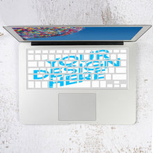 Lade das Bild in den Galerie-Viewer, Apple Laptop-Tastatur-Schutzhüllen-Set Silikon (Tastaturfolie) + PVC (Schutzhülle) selbst gestalten und bedrucken
