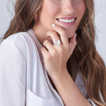 Lade das Bild in den Galerie-Viewer, Personalisierter Birth Foot Ring Geburt Fuß Ring J0027 mit Text Gravur nach Wunsch mit 18K Gold Roségold Vergoldung selbst gestalten