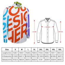 Lade das Bild in den Galerie-Viewer, Multi-Image-Druck Herren / Männer Langarmhemd Basic Long Sleeve Shirt mit All Over Print 3M38 mit Fotos Muster Text Logo selbst gestalten und bedrucken