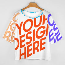 Lade das Bild in den Galerie-Viewer, Multi-Image-Druck Allover Print Kurzarmshirt Tshirt mit 1/2 Arm BAT mit Fotos Muster Text Logo selbst gestalten und bedrucken