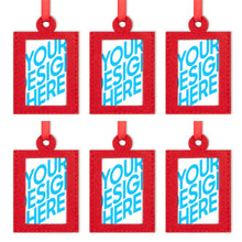 Lade das Bild in den Galerie-Viewer, Fotorahmen zum Aufhängen für Weihnachten Packung mit Fotos Muster Text Logo selbst gestalten und bedrucken